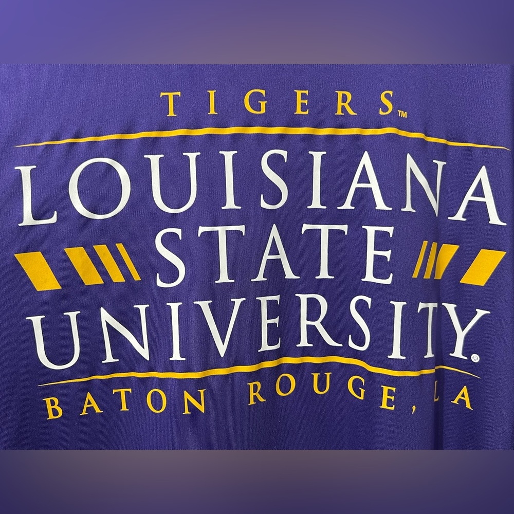 LSU Tigers Purple Long Sleeve Performance Shirt - Picture 3 of 9
